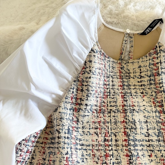 ZARA BLOUSE. Puff sleeve blouse styles for women –Sleeve Shirts & Blouses for - Picture 5 of 5